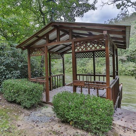 Heaven On The Toccoa Where You Will Enjoy The Sites And Sounds Of The Toccoa River Mineral Bluff Bagian luar foto