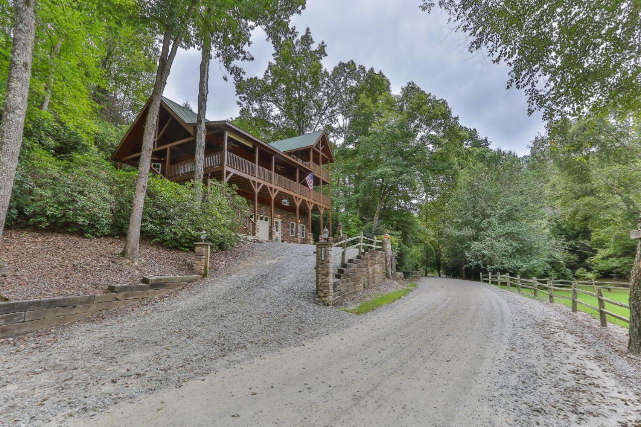 Heaven On The Toccoa Where You Will Enjoy The Sites And Sounds Of The Toccoa River Mineral Bluff Bagian luar foto