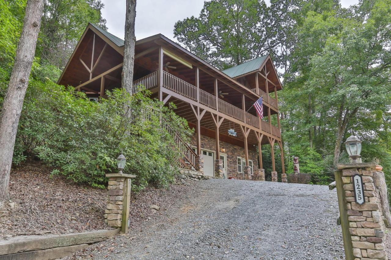 Heaven On The Toccoa Where You Will Enjoy The Sites And Sounds Of The Toccoa River Mineral Bluff Bagian luar foto
