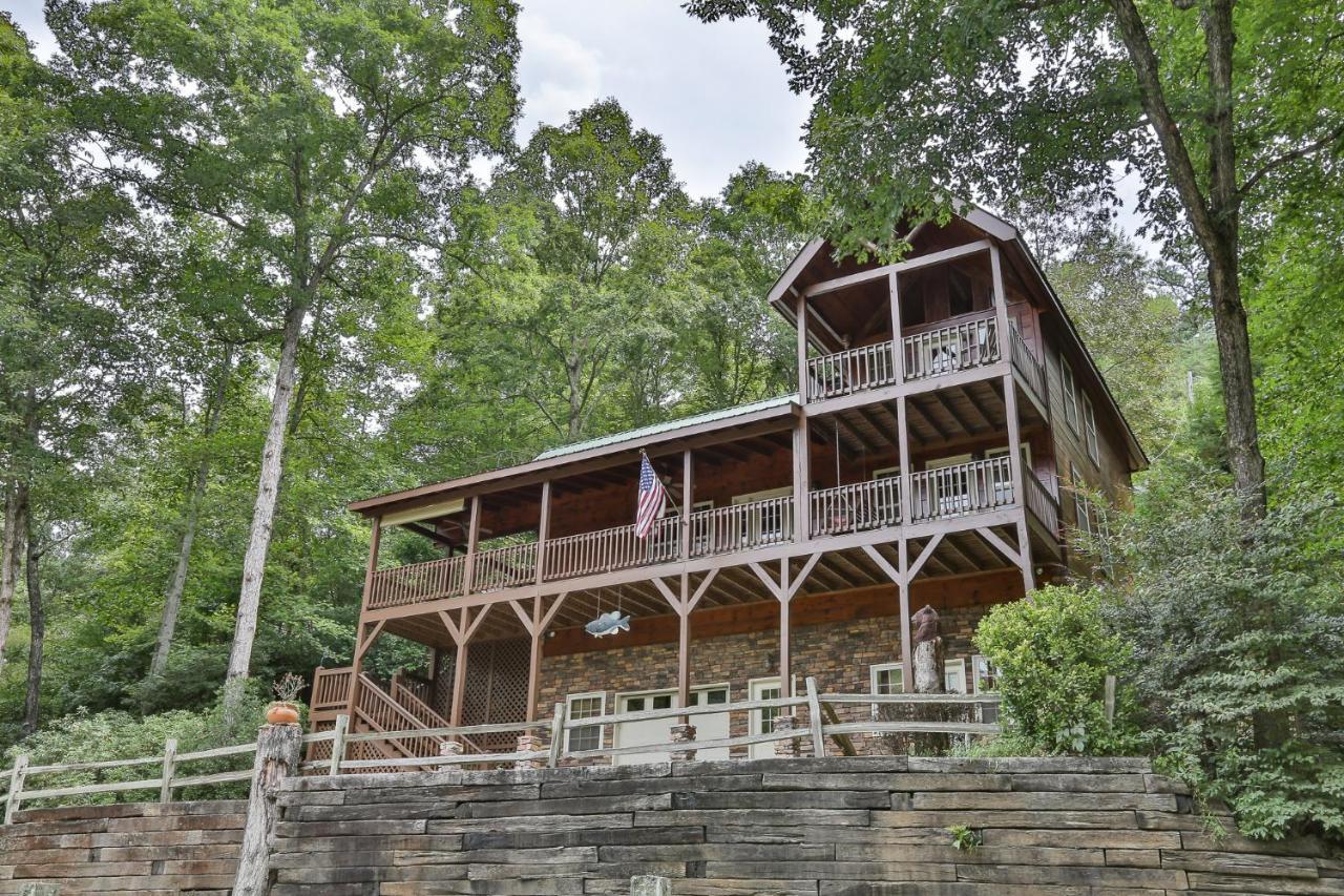 Heaven On The Toccoa Where You Will Enjoy The Sites And Sounds Of The Toccoa River Mineral Bluff Bagian luar foto
